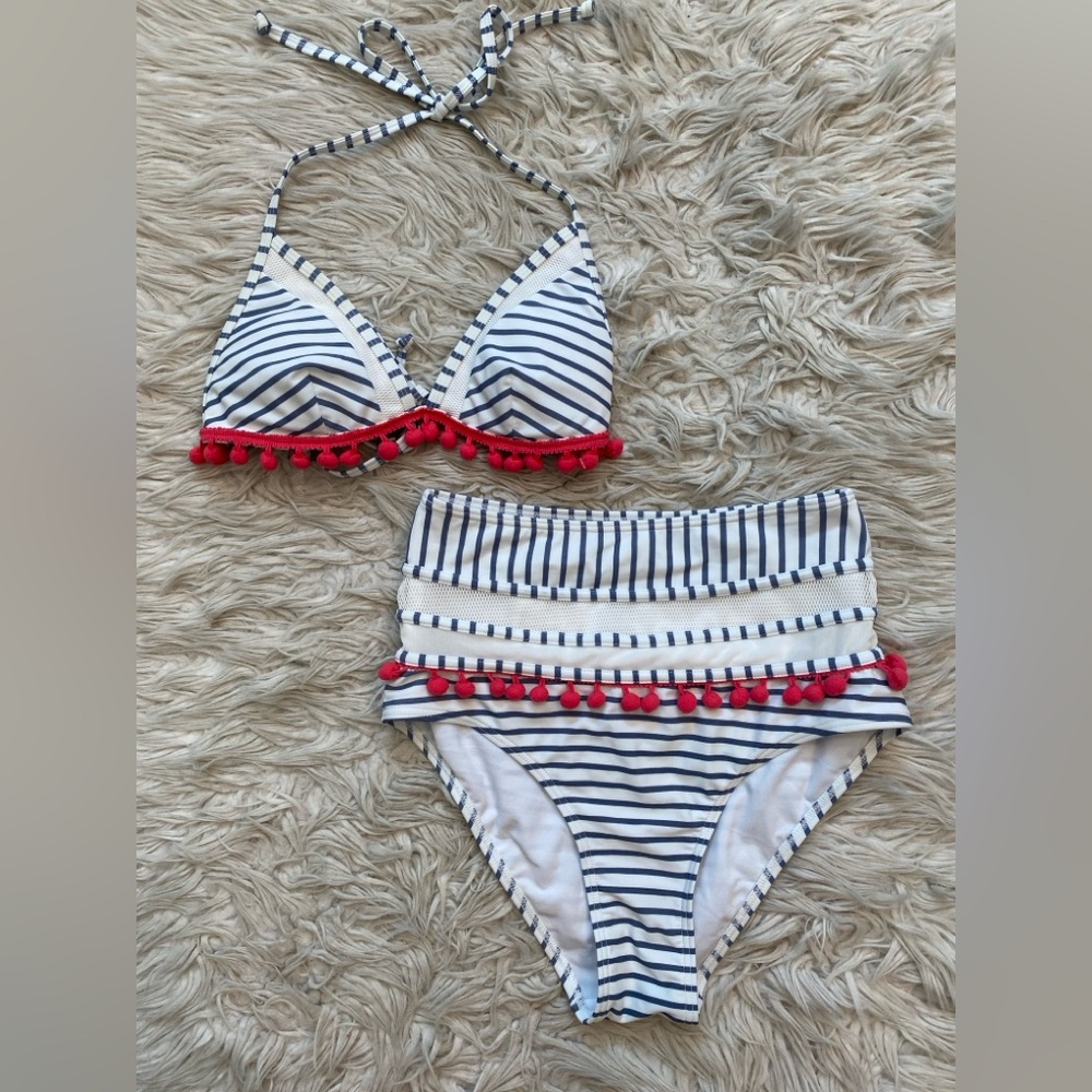 COCOSHIP Adorable….. High waist Bikini size women’s 4 .